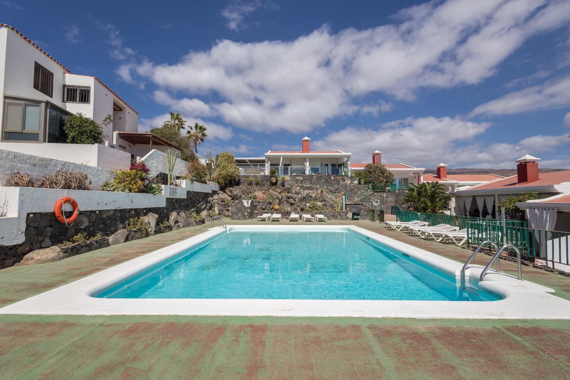 Playa Del Aguila Bungalow Con Terraza Solarium ماسبالوماس المظهر الخارجي الصورة