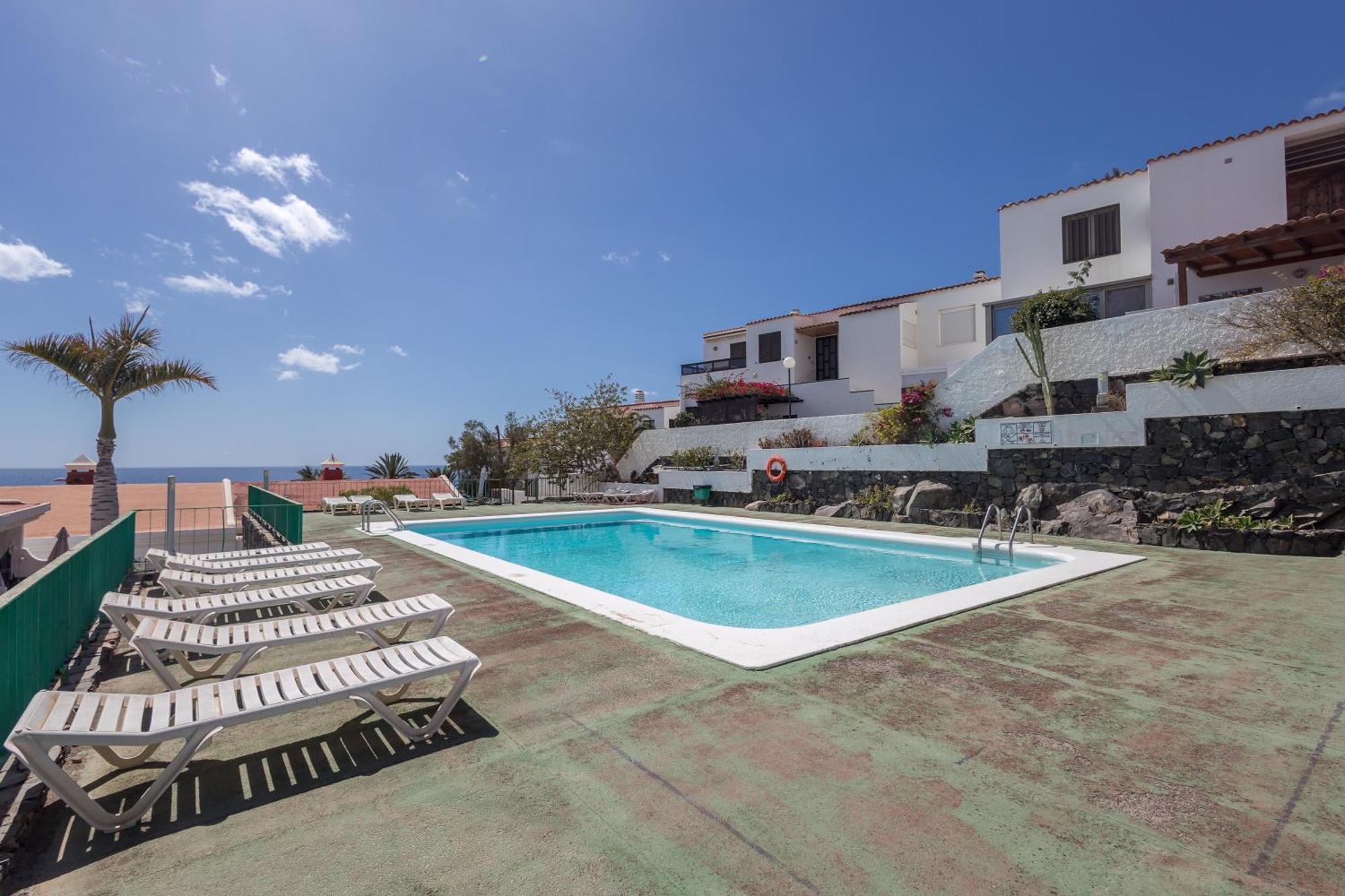 Playa Del Aguila Bungalow Con Terraza Solarium ماسبالوماس المظهر الخارجي الصورة