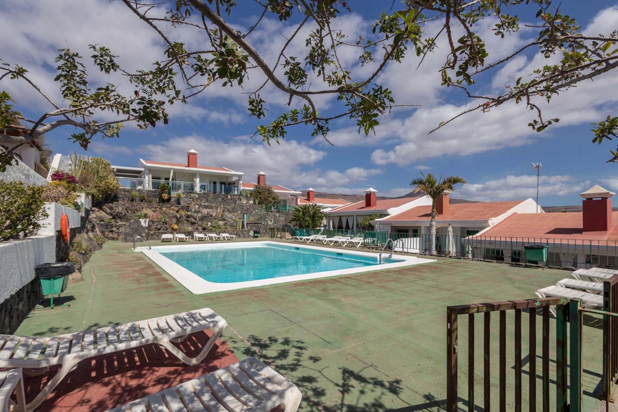 Playa Del Aguila Bungalow Con Terraza Solarium ماسبالوماس المظهر الخارجي الصورة