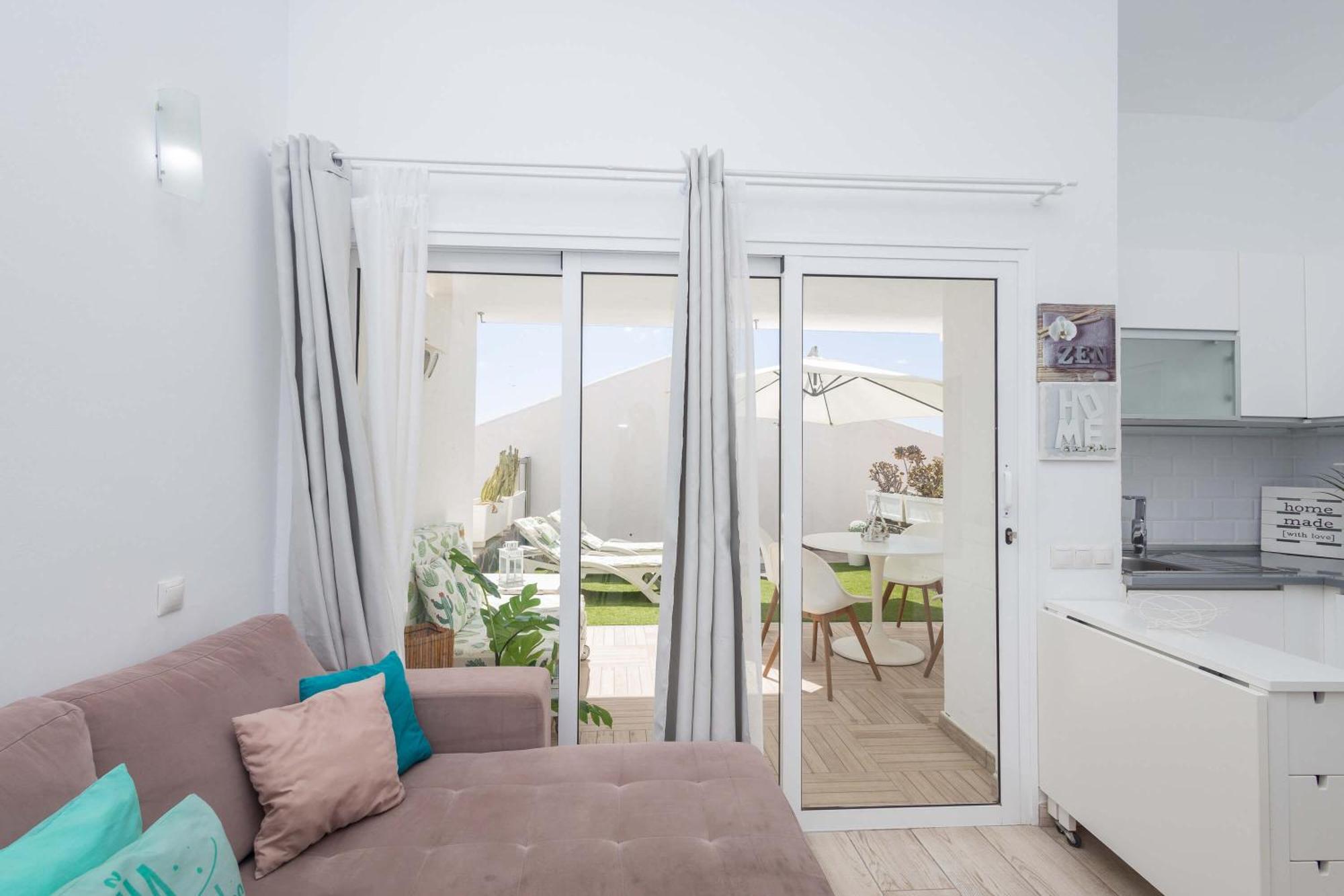 Playa Del Aguila Bungalow Con Terraza Solarium ماسبالوماس المظهر الخارجي الصورة