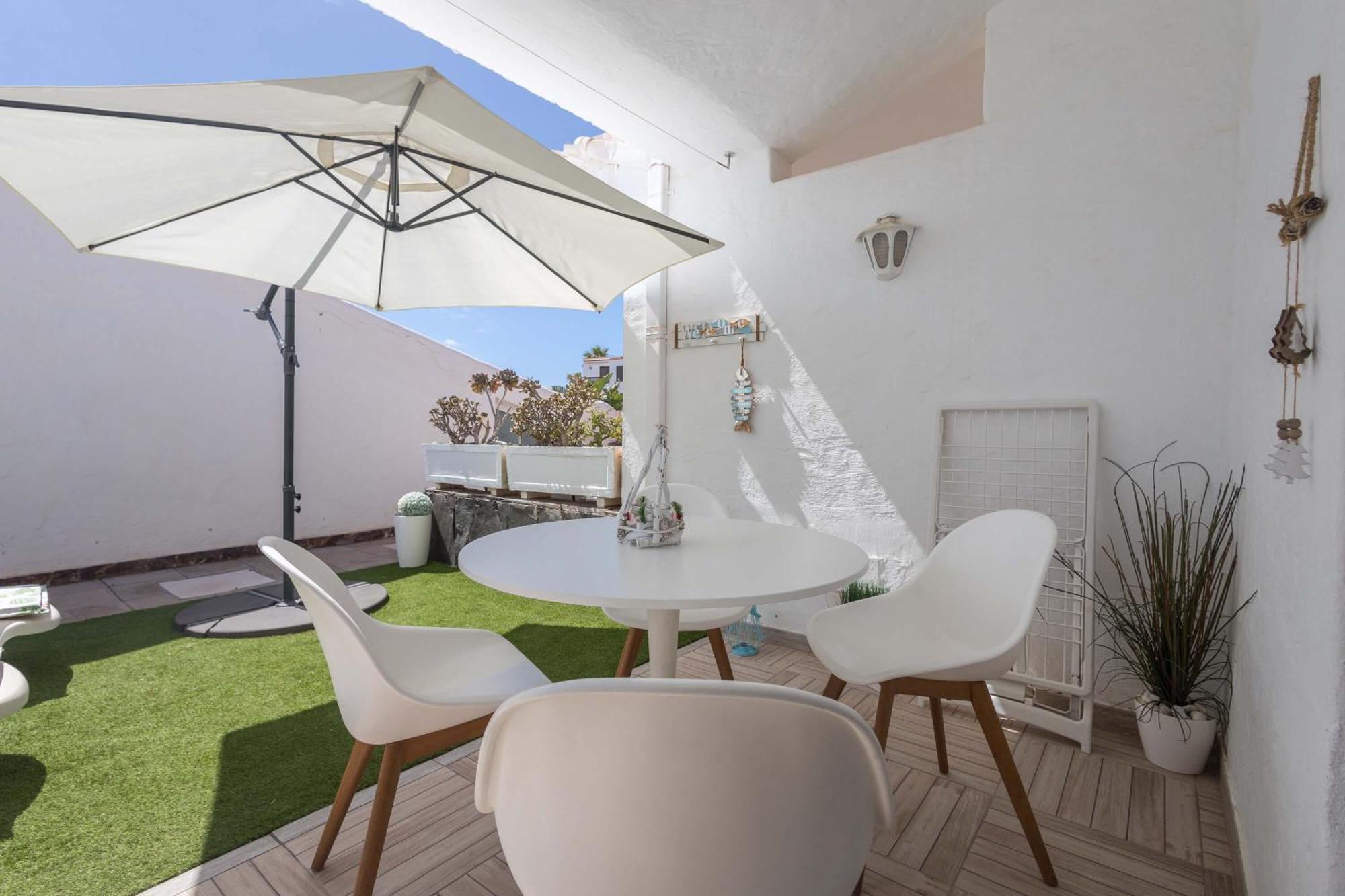 Playa Del Aguila Bungalow Con Terraza Solarium ماسبالوماس المظهر الخارجي الصورة